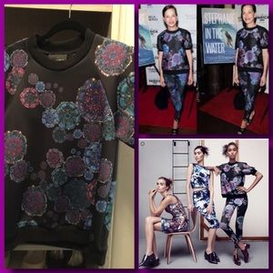 Cynthia Rowley short sleeve sweatshirt